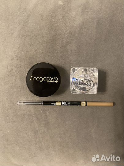 Набор для бровей (воск, паста, карандаш)