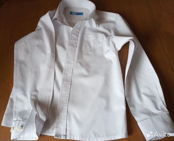 Рубашки (хлопок) 128 размер 4 штуки
