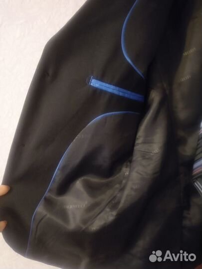 Пиджак школьный для мальчика черный 134-140