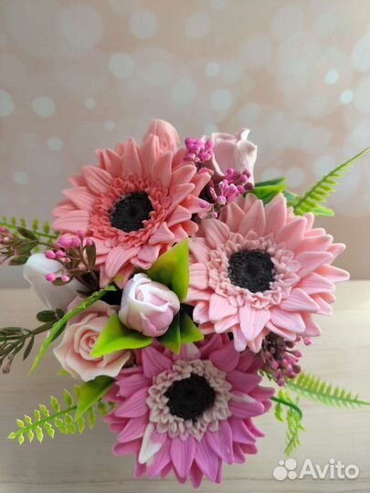 Букеты цветов из мыла