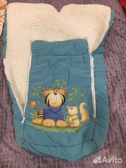 Теплый конверт в коляску