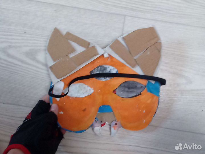 Маска для квадробики(картон)