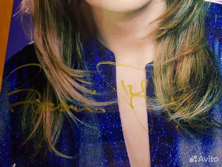 Автограф Bonnie Tyler / Бонни Тайлер 45см на 30см