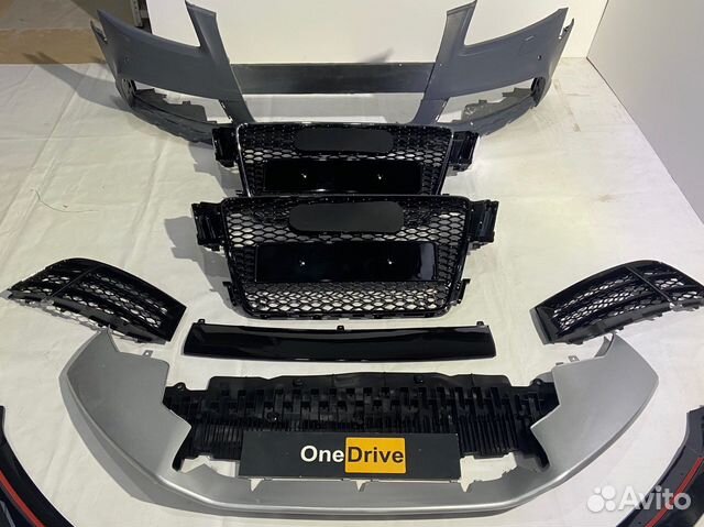 Audi A5 8T B8 дорестайлинг передний бампер RS