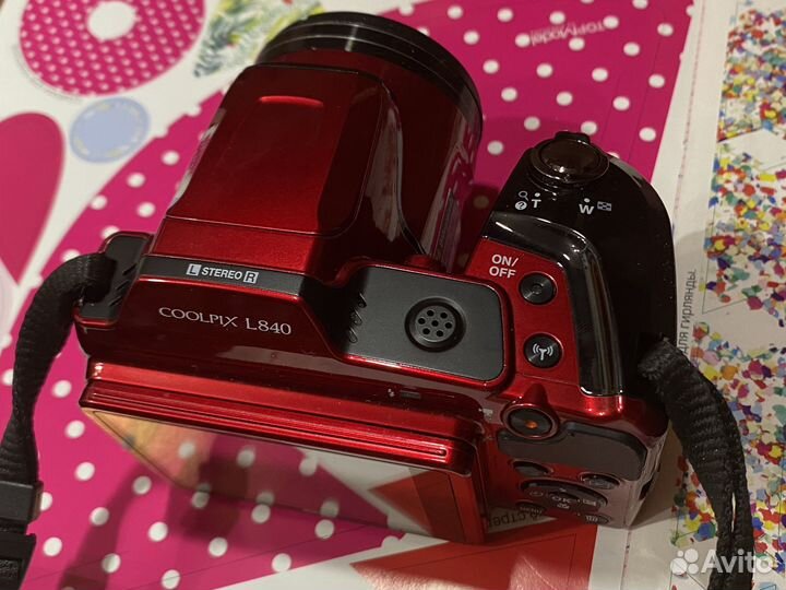 Nikon coolpix l840 красный