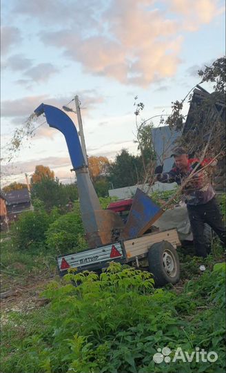 Измельчитель веток, аренда дробилки, щепорез