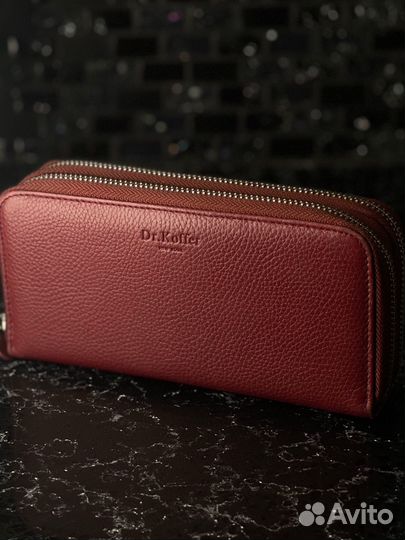 Кожаный кошелек Dr Koffer