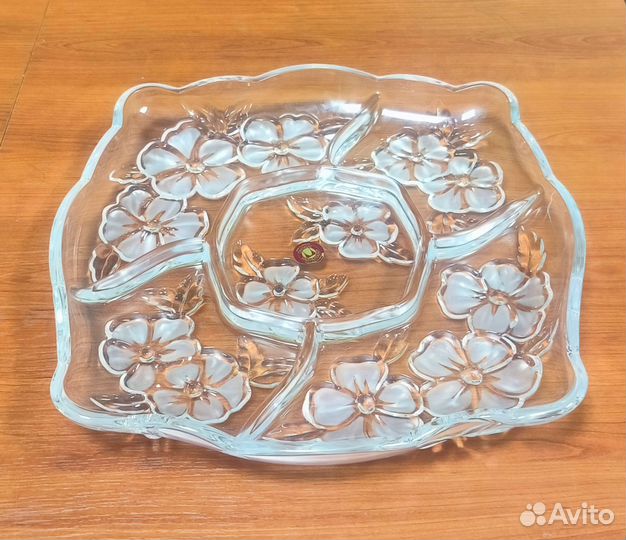 Хрустальная менажница