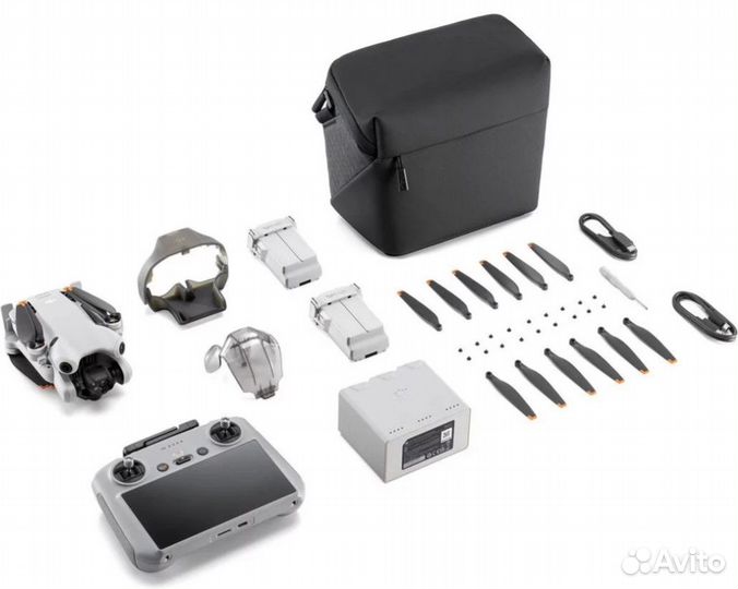 Квадрокоптер DJI Mini 4 Pro Fly More Combo