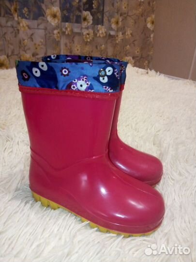 Сапоги резиновые с утеплителем