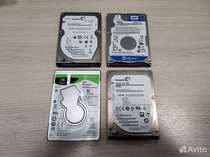 Жесткие диски 2тб, 500gb с тревогой