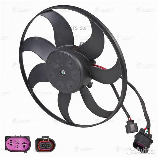 Вентилятор двигателя Skoda Octavia A5 (04) /VW Gol