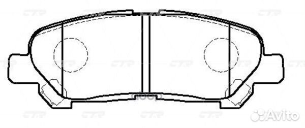 Колодки тормозные toyota highlander 07- зад. GK