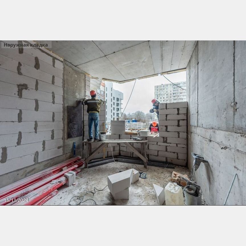 2-к. квартира, 43,6 м², 5/17 эт.