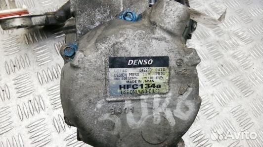 Компрессор кондиционера бензиновый toyota prius XW