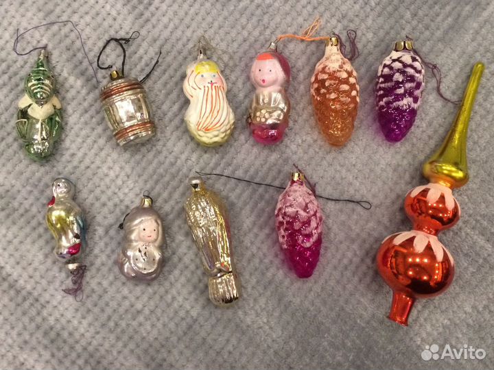 Ёлочные игрушки СССР