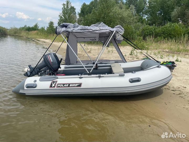 Продаю лодку пвх с мотором ямаха 9.9(15)