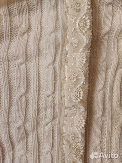 Зимний меховой конверт на выписку