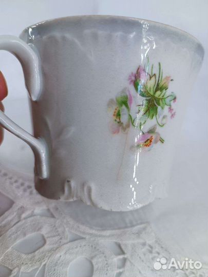 Антикварная чайная чашка Кузнецов