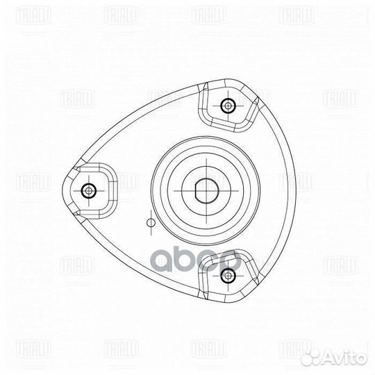 SA 0863 Опора амортизатора KIA RIO 05- пер.прав