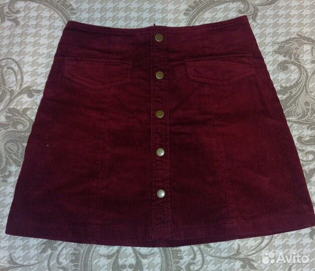 Вельветовая юбка