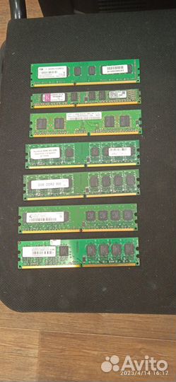 Оперативная память DDR2, DDR3, DDR, dimm