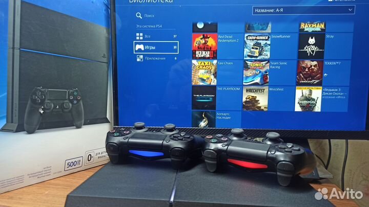 Прошитая Sony PS4 + игры(третья лучшая ревизия)