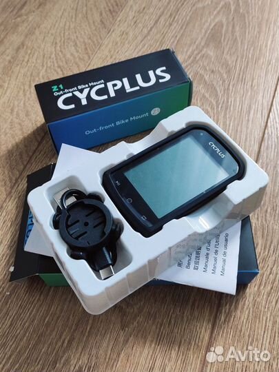 Велокомпьютер с GPS Cycplus M1 и креплением Z1