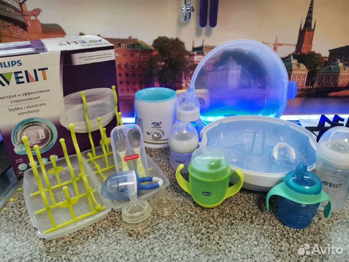 Комплект Стерилизатор+подогрев для бутылочек