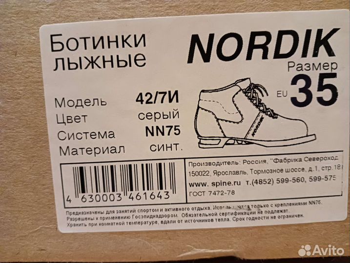 Лыжные ботинки