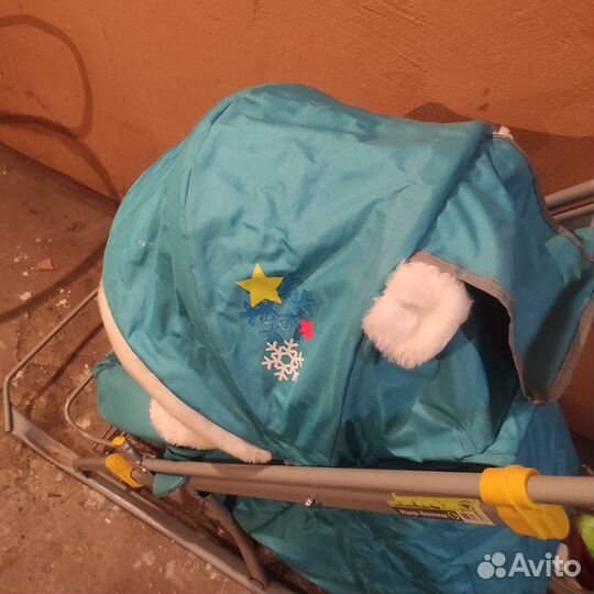 Коляска-санки