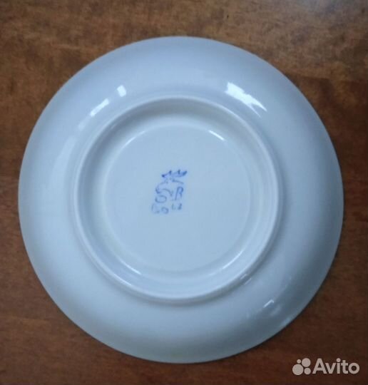 Блюдце фарфоровое Вербилки