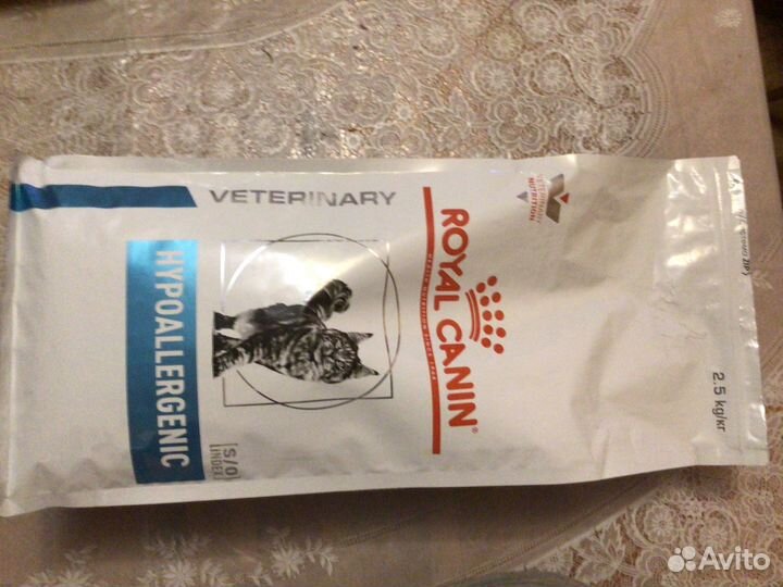 Гипоаллергенный корм для стериализованной кошки