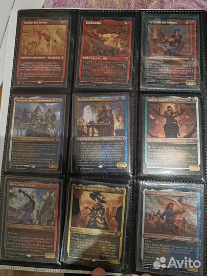 Magic the gathering 15 etched foil легендарок