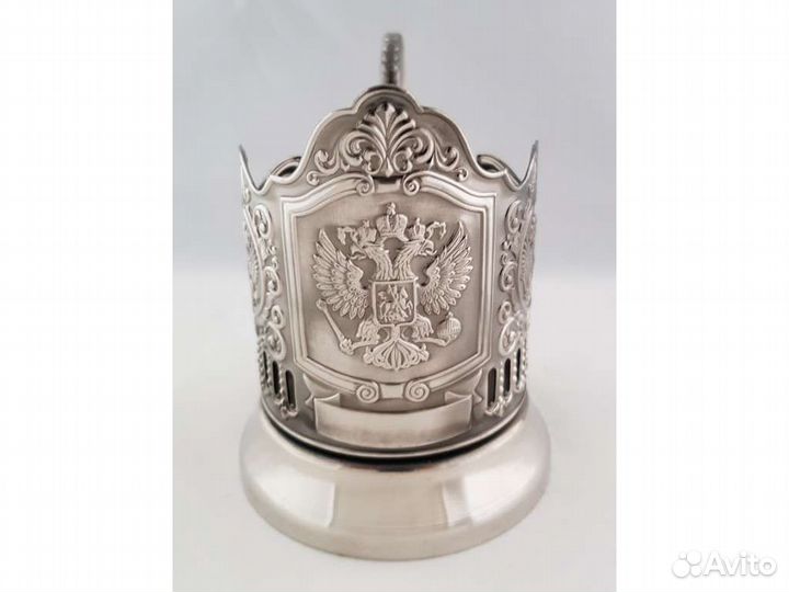 Подстаканник никелированный 