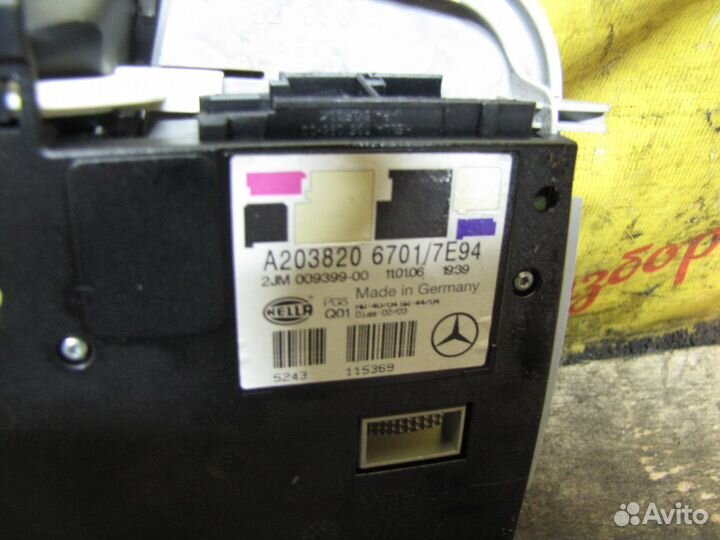 Плафон салона передний Mercedes-Benz W203