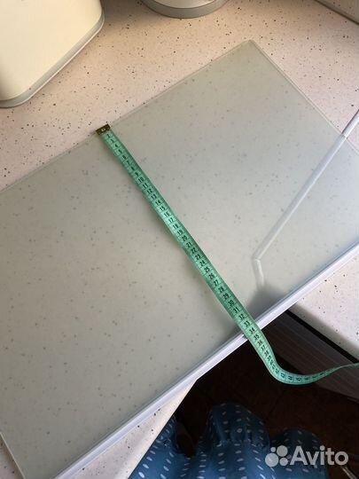 Полка в холодильник стеклянная 56*34