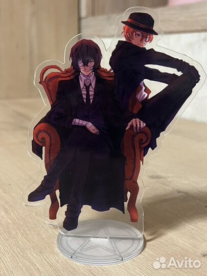 Акриловые фигурки аниме Чуя и Дазай, бсд