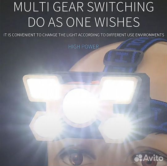 Налобный фонарь аккумуляторный