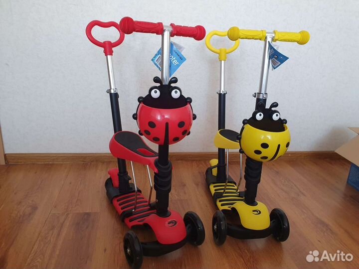 Самокат беговел 5в1 новый