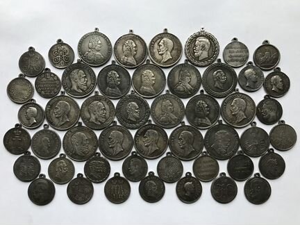 Подвесные медали царской России, 115штук+16, копии