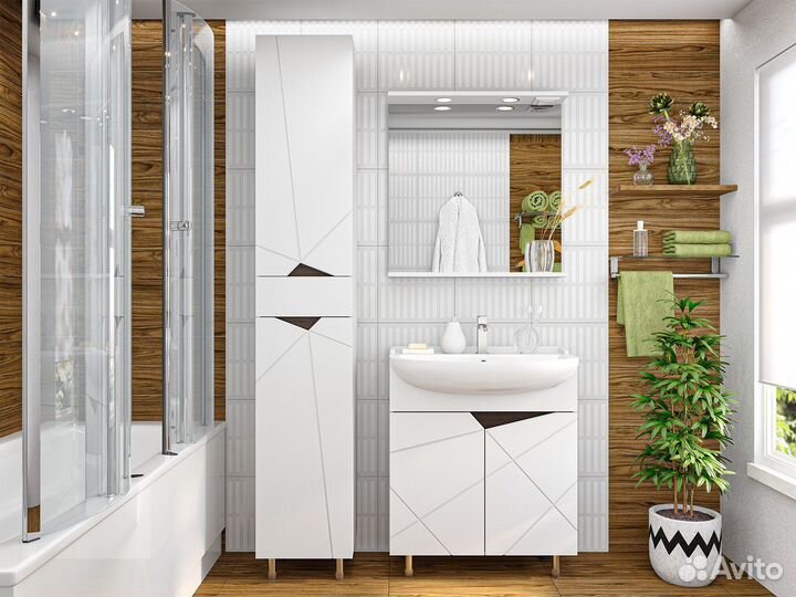 Тумба с раковиной Misty Грани Э-Гра07060-021Пр