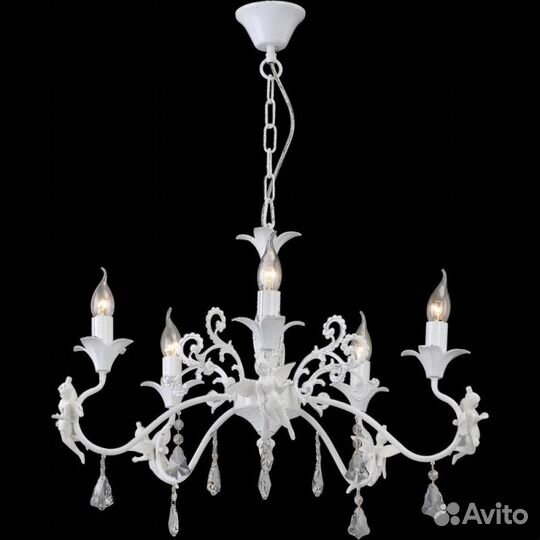 Подвесная люстра Arte Lamp Angelina A5349LM-5WH
