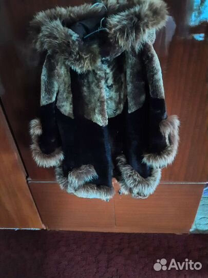 Шуба мутоновая детская
