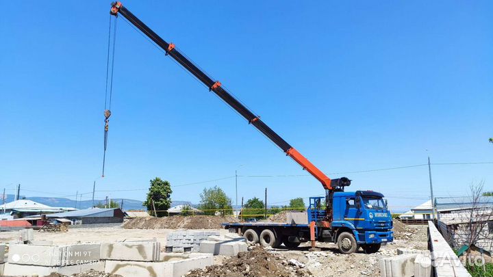 Услуги манипулятора, грузоперевозки