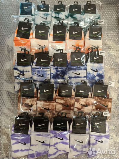 Носки nike тай дай