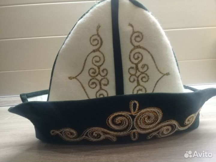 Тюбетейка и шапка валянные