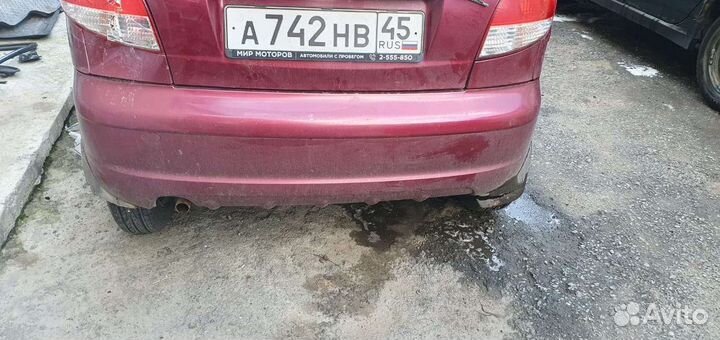 Бампер задний daewoo matiz