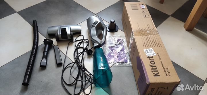 Вертикальный пылесос Kitfort