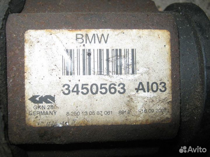 Привод передний левый BMW X3 E83